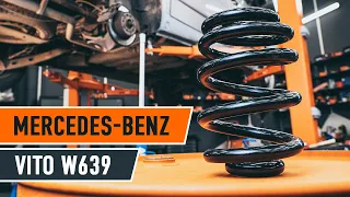 How to change springs on MERCEDES VITO W639 [TUTORIAL AUTODOC]