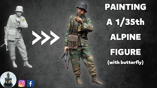 Figure Painting Tutorial 1/35 scale - Alpine Minatures WSS Grenadier step-by-step