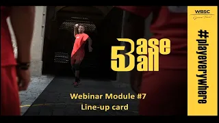 Baseball5 - Lesson 7: Game preliminaries, game strategies and practice planning