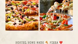 Hostel Home made pizza 🍕 #fullvideo #foodblogger #viral #foodie #pizzalover #missyoumahi