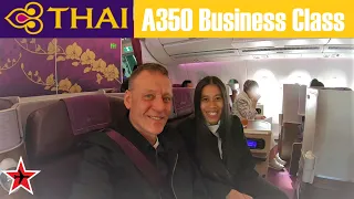 Thai Airways Business Class Trip Report | Flug München - Bangkok | Airbus A350-900 | Business Lounge