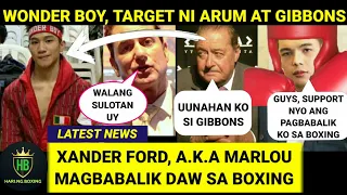 Carl Jammes Martin, Pinag-Aagawan nina Arum at Gibbons | Xander Ford, Balik Boxing