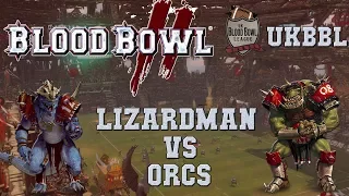 Blood Bowl 2 - Lizardmen (the Sage) vs Orcs (Ugnasgh) - UKBBL S30G6