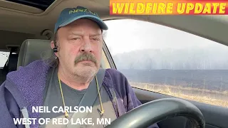 Red Lake Wildfire Update From The Scene, 6,000 Acres Burned