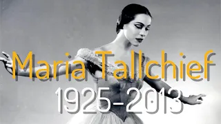 “Not Forgotten” Maria Tallchief ( 1925-2013 )