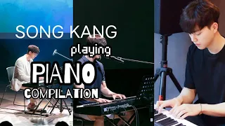 Song Kang Playing Piano compilation video || 송강 피아노 치는 모음 #송강 #songkang