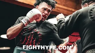 DAVID BENAVIDEZ SCARY “MEXICAN MONSTER” KO SHOTS FOR CALEB PLANT; TRAINING TO BREAK HIS FACE & RIBS