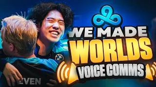 We're Going to WORLDS After an INSANE Upset vs. EG! - Cloud9 LCS Voice Comms