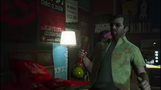 Michael takes a hit from Jimmys Bong in front of Amanda