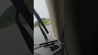 Car flips on Highway 2000 in Jamaica (Toll road)