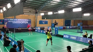 Open GS SemiFinals | De Leon VS Fuentespina | Philippine Badminton Open2023