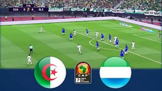 Highlights Algeria v Sierra Leone | Africa Cup of Nations 2021 | Realistic Gameplay