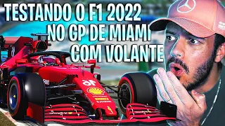 O GP de MIAMI está INCRÍVEL | F1 2022 ACESSO ANTECIPADO (T300 + FERRARI F1 WHEEL)