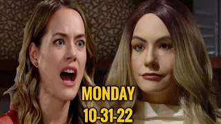 The Bold and the Beautiful 31st October 2022 Spoilers | BB Monday, 10-31-22