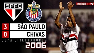 São Paulo 3x0 Chivas - 2006 - LUGANO x BAUTISTA E ROGÉRIO GIGANTE...UMA TÍPICA NOITE DE LIBERTADORES