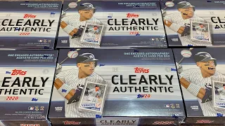 NEW RELEASE!  2020 TOPPS CLEARLY AUTHENTIC 7 BOX OPENING!