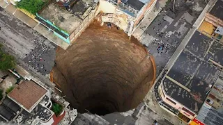 Hell HOLE in Holy Jerusalem❗ Landslide in the capital of Israel. Sinkhole in Jerusalem.