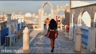 Tunis Tunisia Walking Tour - Tunis Souk & Sidi Bou Said | Tunisia - Like You've Never Seen Before 4k