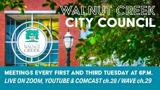 Walnut Creek City Council: October 19, 2021