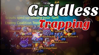 || Lords Mobile - Guildless Trap Defending Rallies 😵 ||