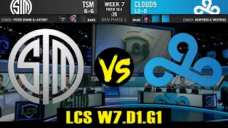 Team SoloMid vs Cloud9 ► LCS W7.D1.G1 ► Spring ► TSM vs C9