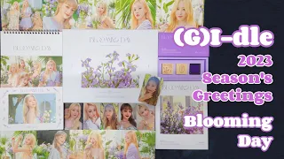 [Unboxing] (G)I-DLE - 2023 Season's Greetings 'Blooming Day' (with Cubee POB)