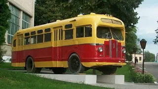 Какие были автобусы послевоенного времени.