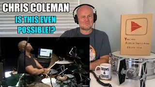 Drum Teacher Reacts | CHRIS COLEMAN Festival Performance (Unreleased Track | "S.O.A.R.")