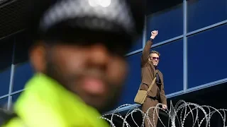 London protesters cause flight delays at city airport