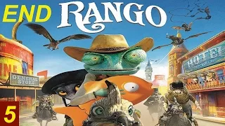 RANGO - "THE CHAMELEON SHERIFF" - Part 5 -"ARCADE WORLD" Let's Play Walkthrough - Final - (XBOX360)