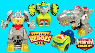 Transformers Rescue Bots Grimlock and Rescue Bots Academy Salvage!