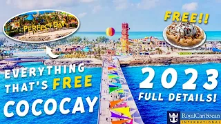 WHAT’S FREE AT COCO CAY | EVERYTHING YOU NEED TO KNOW | FOOD | DRINKS| AMENITIES 2024