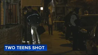 2 teens injured, bullets miss woman in home after more than 40 shots fired in West Philadelphia