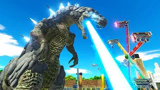 GODZILLA Goes on a Rampage - Animal Revolt Battle Simulator