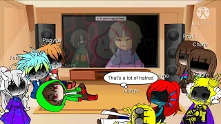 Undertale react to Glitchtale Episode 1 Megalomaniac