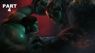 HULK vs ABOMINATION MARVEL'S AVENGERS Walkthrough Gameplay-Part 4-JARVIS-PS4