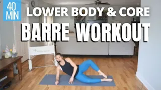 BARRE Lower Body Workout | Sculpt Strong Legs & Glutes | Low Impact No Jumping