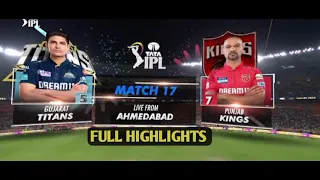 IPL 2024 Punjab Kings VS Gujarat Titans Full Match Highlights | PBKS VS GT HIGHLIGHTS