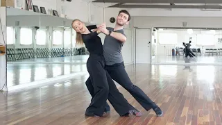 Same Foot Lunge, Reverse Pivots & Progressive Chasse | Slow Foxtrot