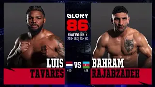 Bahram Rajabzadeh vs Luis Tavares  +91 Kikboksing K1 World games - #gloryworld #glorykickboxing