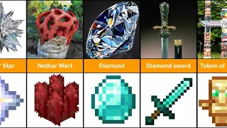 Minecraft Items and Weapons in Real Life – Comparison