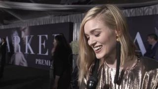 Fifty Shades Darker: Bella Heathcote Movie Premiere Interview | ScreenSlam