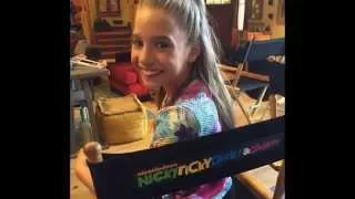 Mackenzie Ziegler On set of Ricky, Nicky, Dicky and Dawn