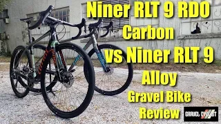 Niner RLT RDO Carbon vs RLT 9 Alloy - Gravel Bike Review with Shimano GRX