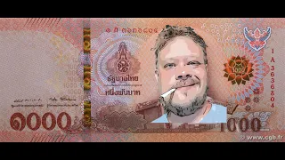 Kauppakassi 1000 Bahtia, 25€, Thaimaa