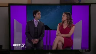 The Big Bang Theory S12 Ep 1|| Raj's interview on Tv || Pull up Raj ||