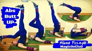 3 лучших упражнения для пресса и ягодиц с утяжелителями. MOClub Milena  Poznyak