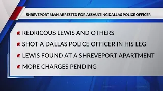 Shreveport man arrested for shooting Dallas police officer