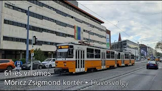 61-es villamos: Móricz Zsigmond körtér ► Hűvösvölgy