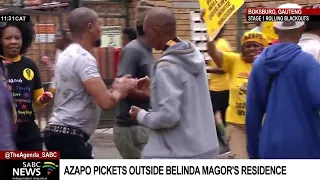 Belinda Magor | Police called in addition to private security amid AZAPO protest
